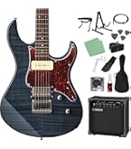 Amazon | YAMAHA PACIFICA611VFM TBL カスタムパーツ付き エレキギター